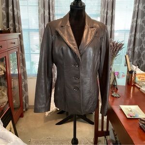 Jones New York Leather Jacket